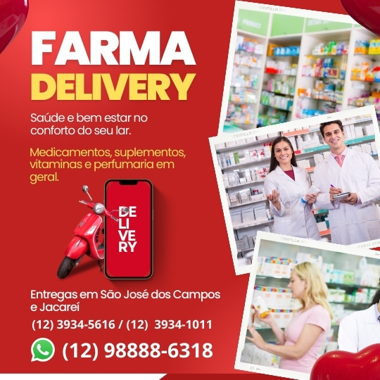 Delivery Farmácia, Drogaria e Perfumaria em São José dos Campos SJC